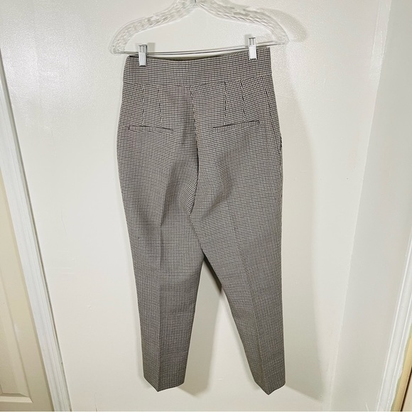 Philosophy di Lorenzo Serafini Houndstooth Wool Straight Leg Pants Quiet Luxury - Picture 9 of 10